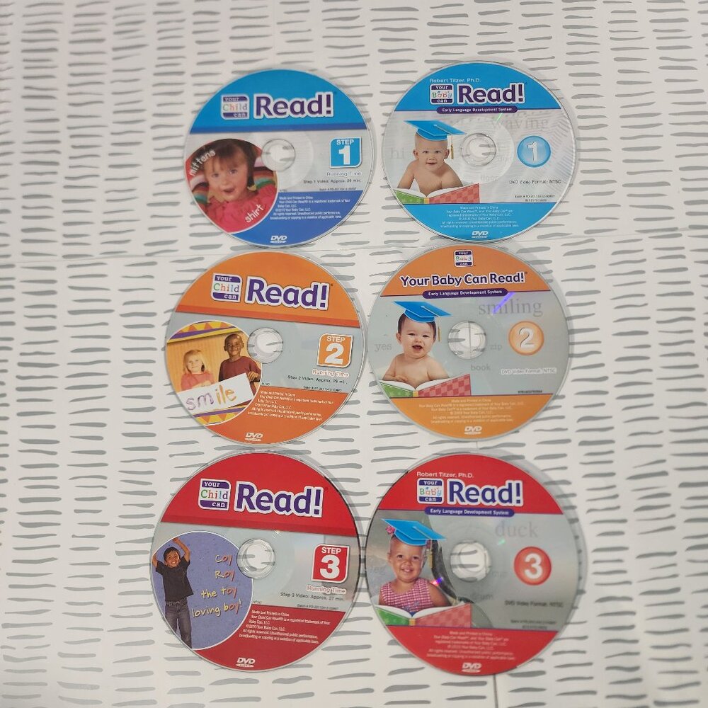 Your Baby/Child Can Read DVDs Only